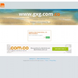 www.gxg.com.co网站截图