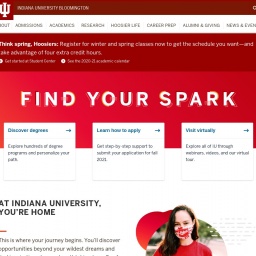 www.indiana.edu网站截图