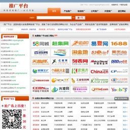 www.tuiguangpingtai.com网站截图