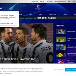 www.uefa.com网站截图