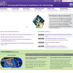 www.iris.edu网站截图